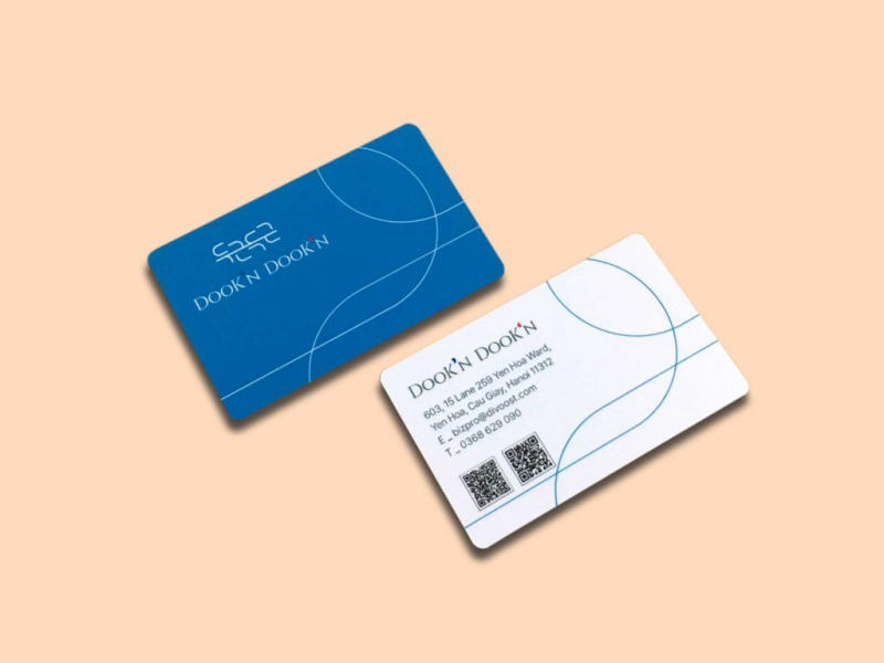 Name card nhựa PVC cứng (thẻ ATM)