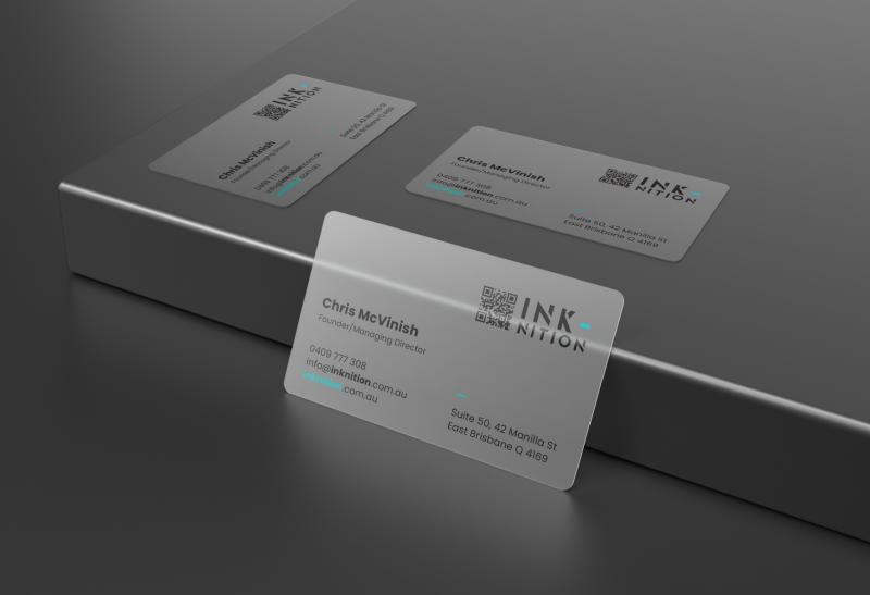 Name card nhựa trong suốt độc đáo