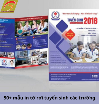 in tờ rơi tuyển sinh