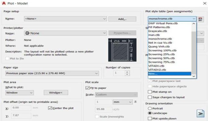 Chỉnh màu in trong CAD: Giải đáp mọi thắc mắc từ A đến Z!