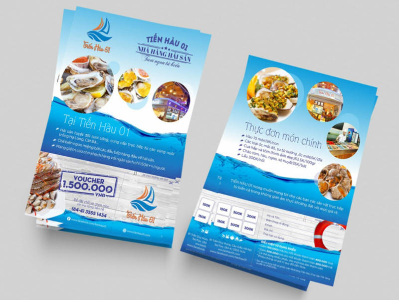 Kích thước tờ rơi A4 (21 x 29.7 cm)