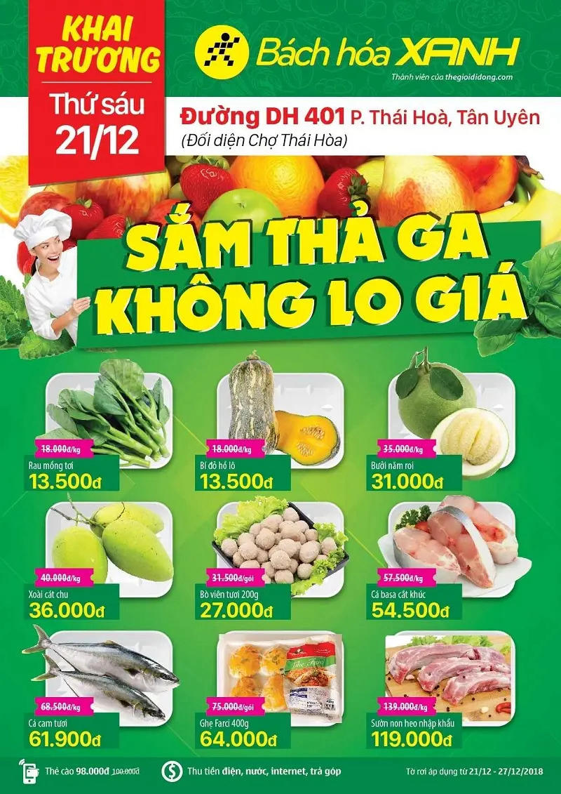 Mẫu in ấn tờ rơi siêu thị ấn tượng