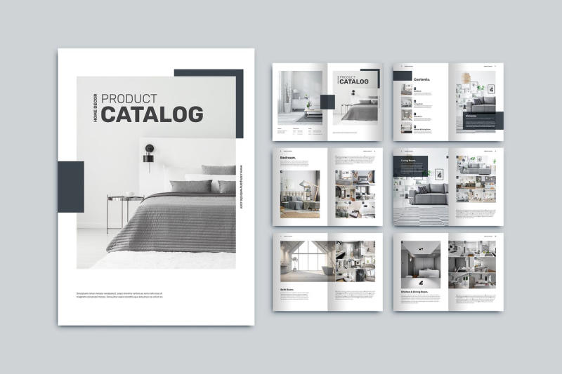 Kích thước catalogue nội thất phổ biến (A4, A5, khổ vuông)