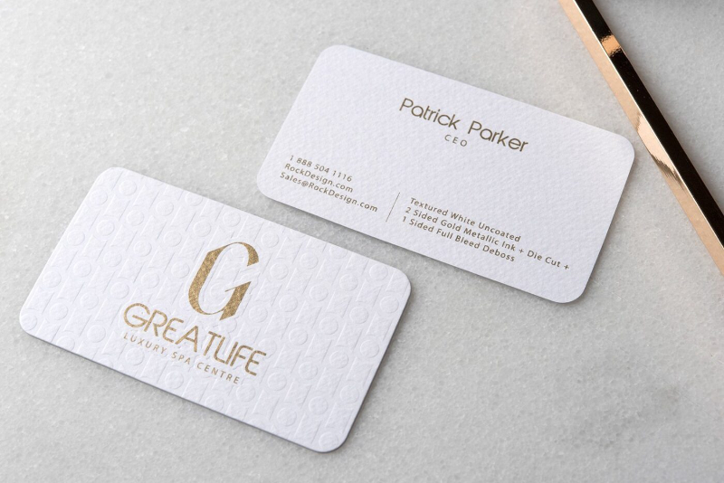 Mẫu name card spa tích hợp 2in1