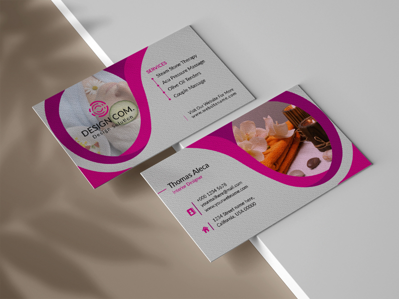 Mẫu name card hair salon, cắt gội, tạo mẫu tóc