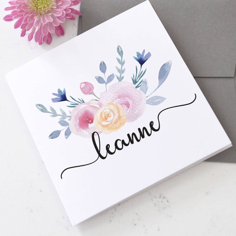 Quy cách in ấn card visit shop hoa đạt chuẩn kỹ thuật
