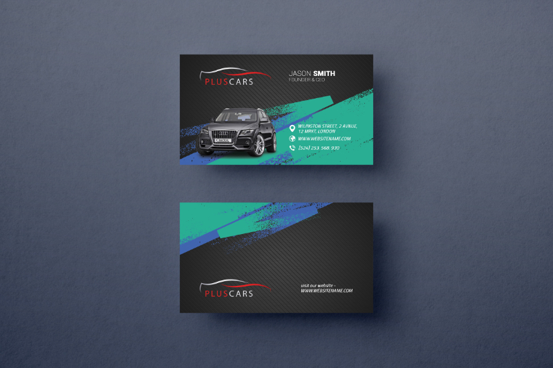 Mẫu name card cho taxi gia đình, tài xế công nghệ
