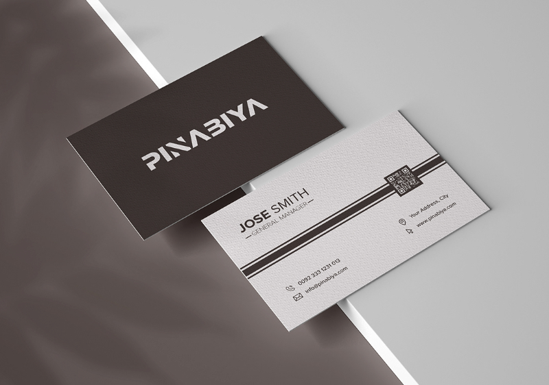 Mẫu card visit cá nhân phong cách tối giản