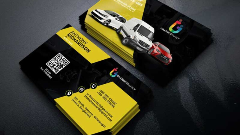 Mẫu name card cho taxi gia đình
