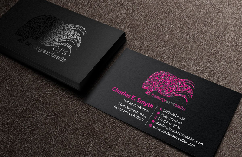 Mẫu card visit phun xăm thẩm mỹ