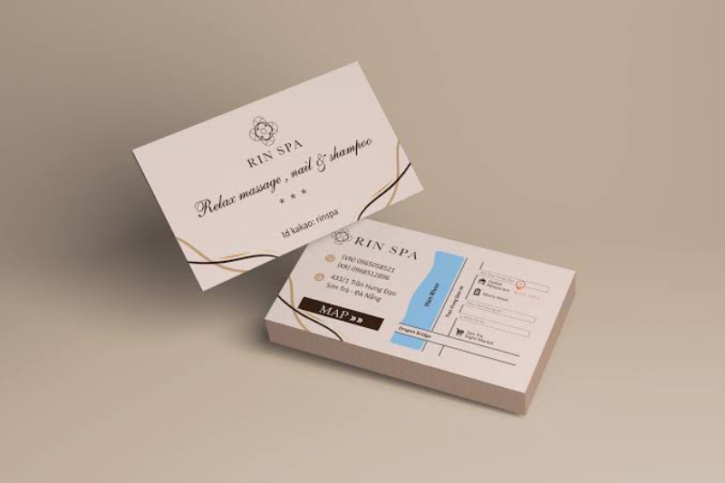 Bộ Sưu Tập Mẫu Name Card Spa, Nail, Mi Xinh Xắn
