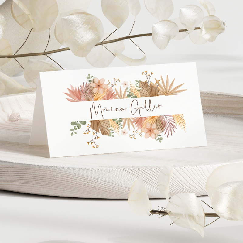 Mẫu card visit shop hoa đẹp tinh tế