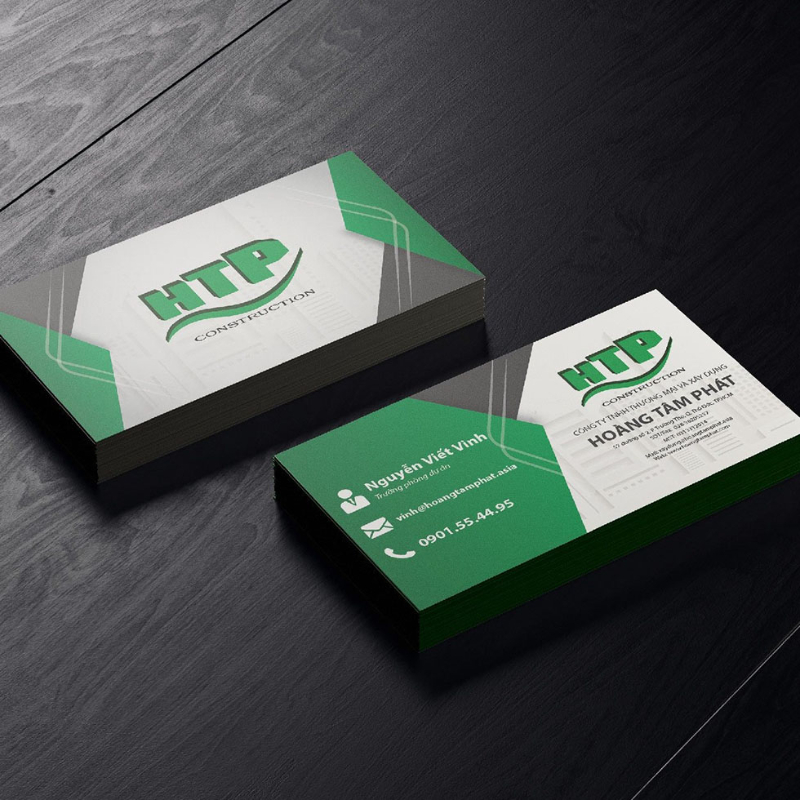 Tiêu chuẩn thiết kế name card ngành xây dựng bạn cần biết