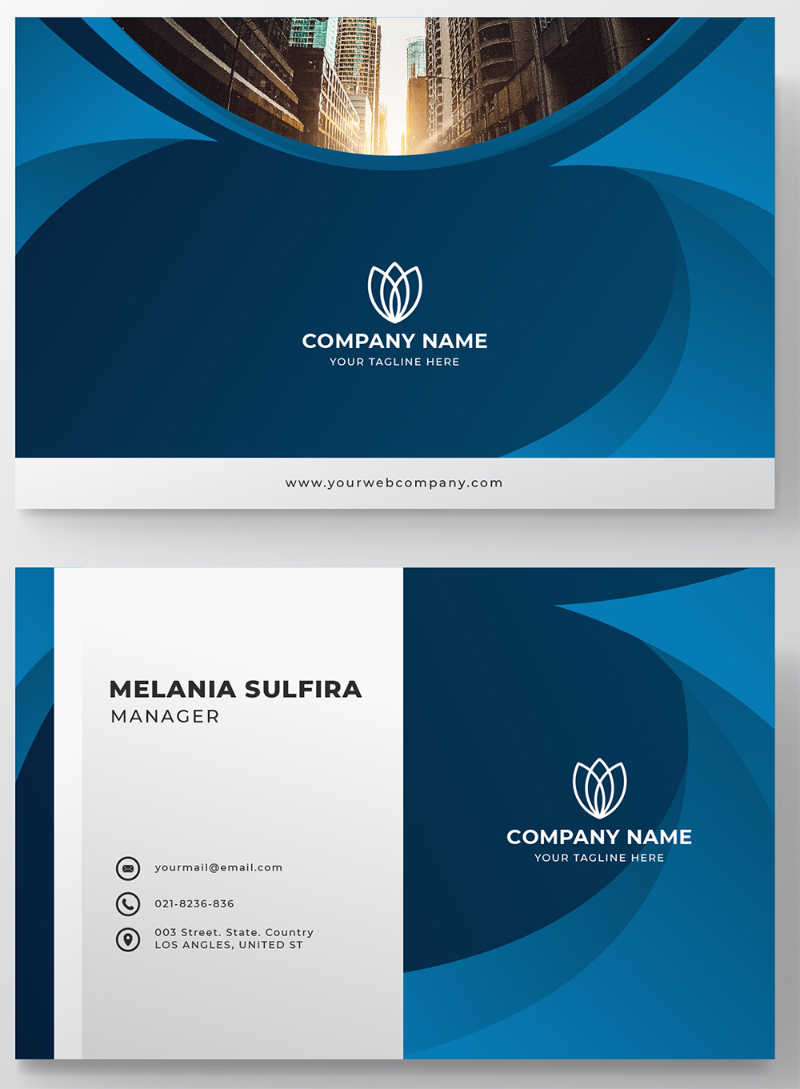Mẫu name card kinh doanh Vật liệu xây dựng