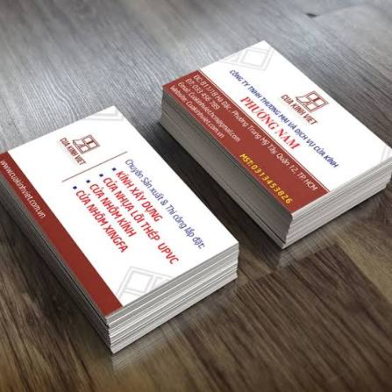 Mẫu name card cho Kỹ sư công trình / Chỉ huy trưởng