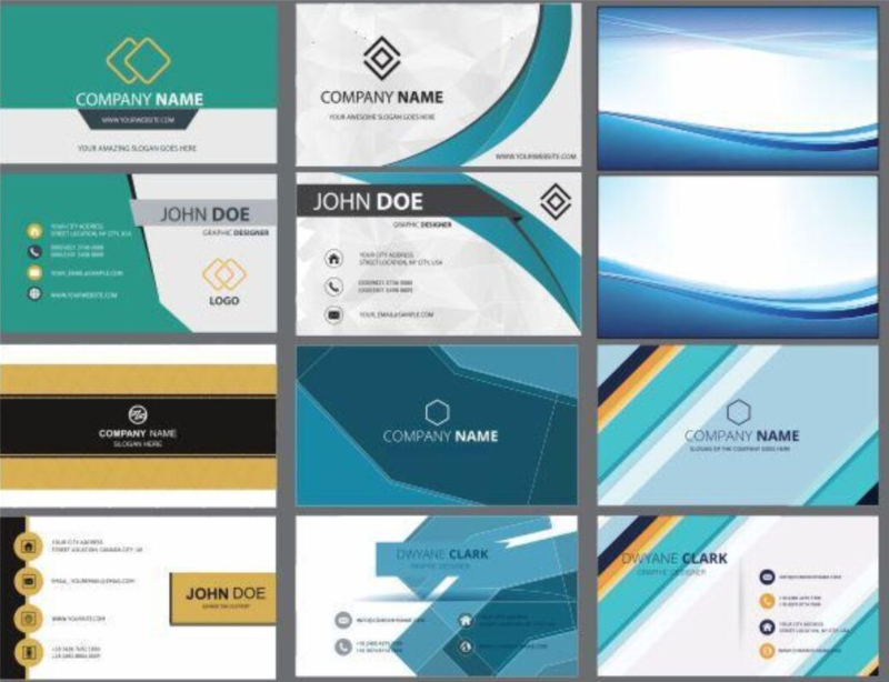 Thiết kế name card bằng Word sử dụng Template