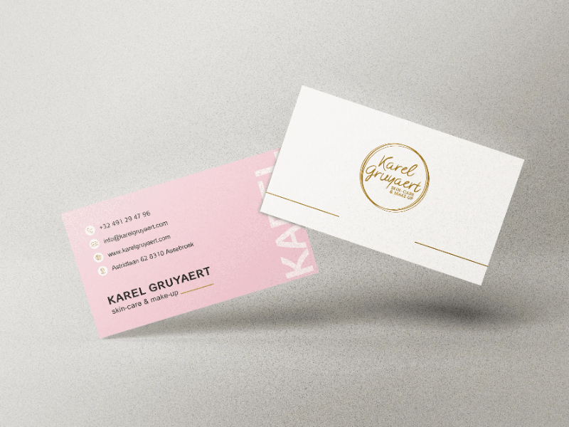 Mẫu card visit cho shop mỹ phẩm thiên nhiên