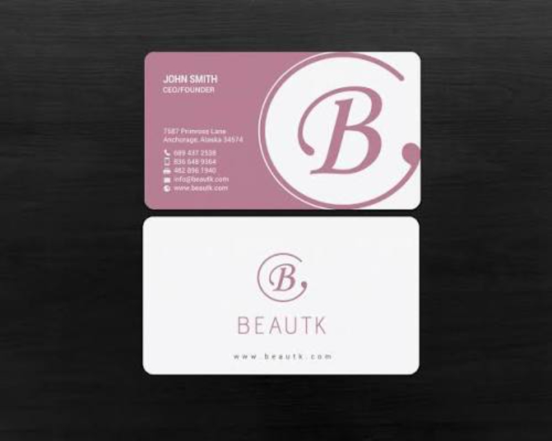 Cập nhật xu hướng thiết kế card visit mỹ phẩm 