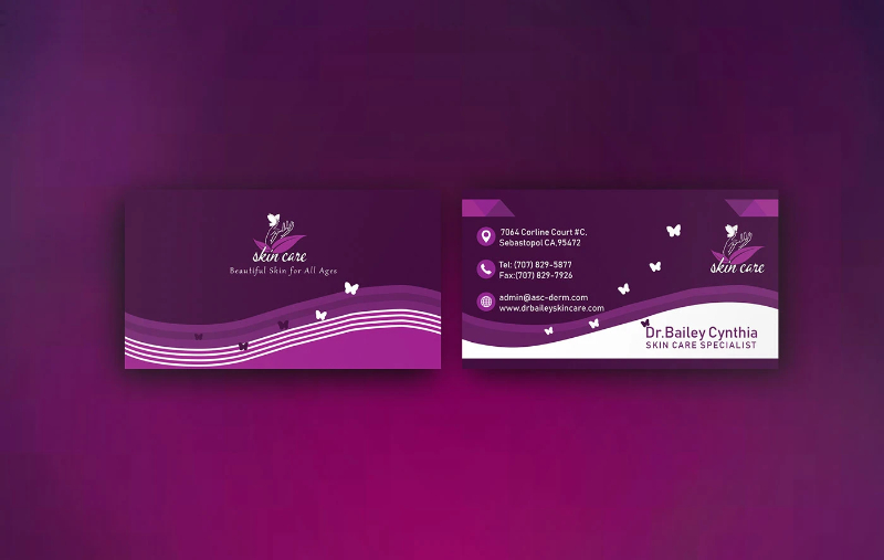 Địa chỉ thiết kế và in name card mỹ phẩm chuyên nghiệp, giá rẻ